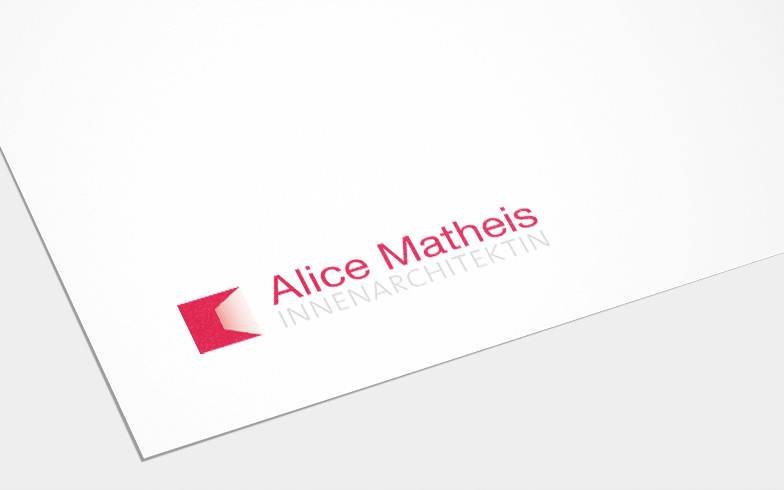 Logo Entwicklung Alice Matheis